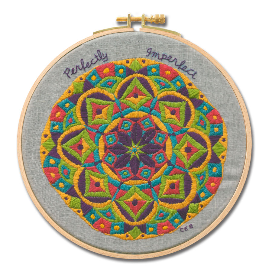 art and collectibles, fiber arts, embroidery, embroidery hoop art, embroidery art, wall art, room decor, contemporary, hoop art, needlework art, modern embroidery, thread painting, yoga art gift, mandala art,